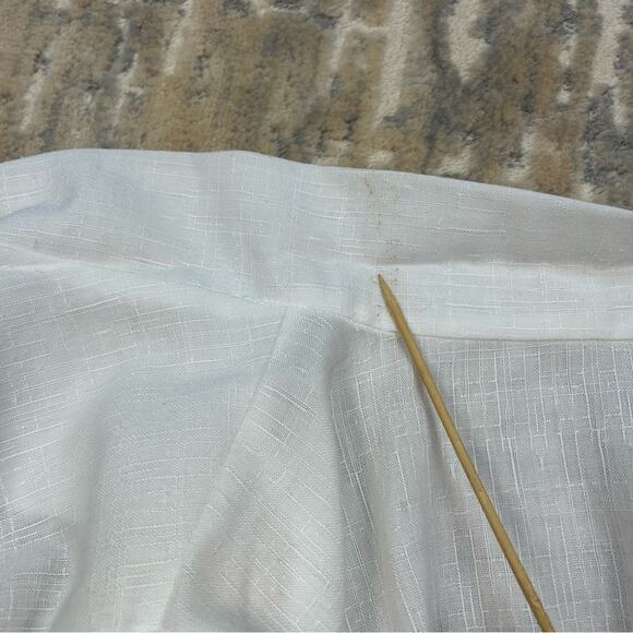 Vintage 80’s White Summer Open Blazer Linen Blend Large - Picture 3 of 9